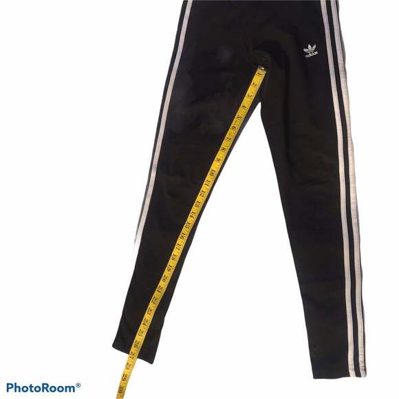 Adidas Three Stripe Cotton Leggings XS - Picture 6 of 10